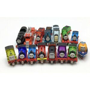 Thomas the Tank Engine 21 Pc. Diecast Trains Push Pull Take Along Friends Lot